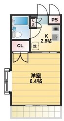 セザール第3東所沢の物件間取画像